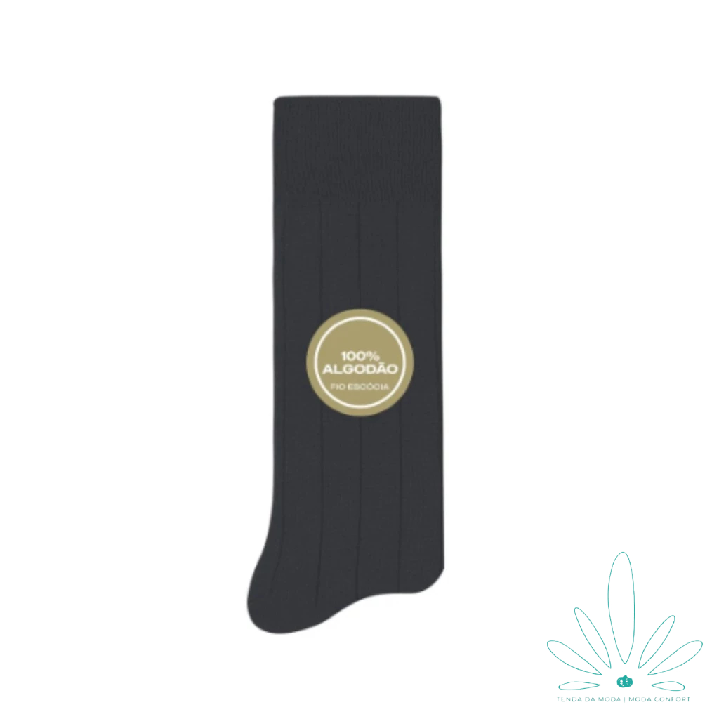 Meia Social Masculina Selene 100% algodão - fio escócia
