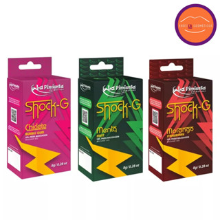 Kit 03 (Três) Bisnaga Shock G Vibrador Liquido 8g - La Pimienta