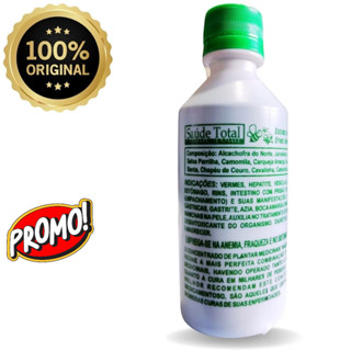 Kit 12 Frascos Suplemento Natural Harp Saúde Total Líquido Original 250ml - 100% Natural Revenda