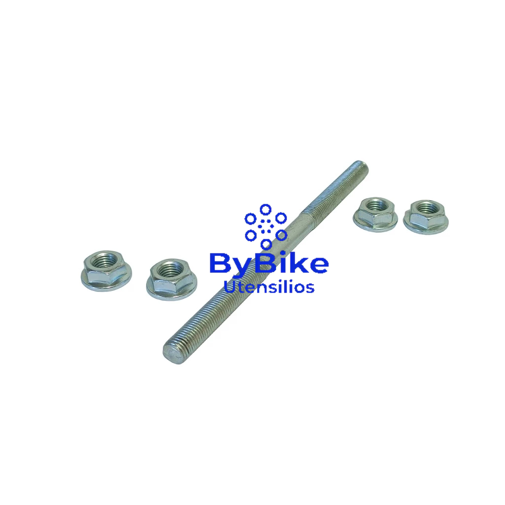 Eixo 5/16x130MM Com Porcas Para Roda Traseira(SÓ SERVE PARA BICICLETAS FABRICADA PELA NATHOR) Bicicleta Aro 12 Nathor