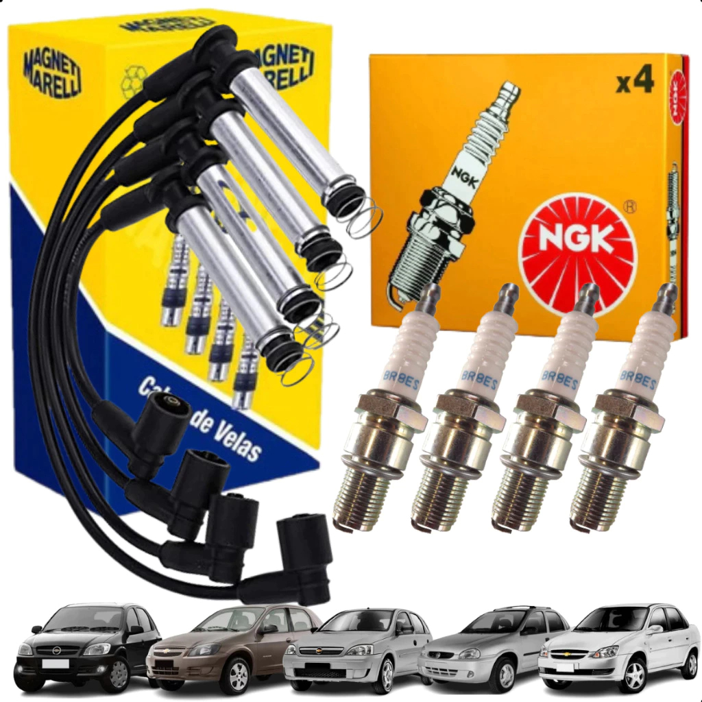 Kit Jogo Cabo E Vela De Ignição Original em Oferta na Shopee