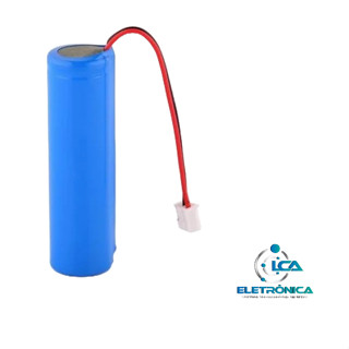 Bateria 18650 3.7v 2600mah Com Cabo