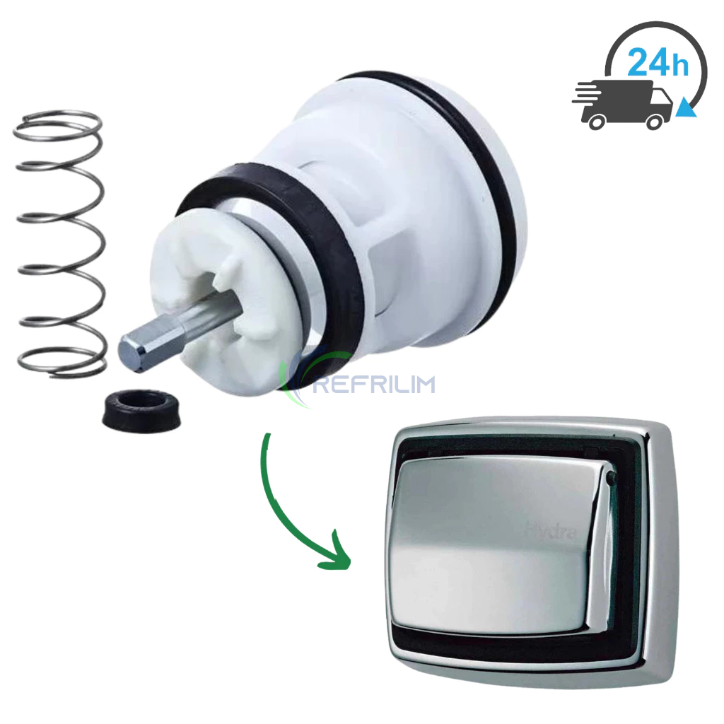 Kit Reparo Válvula Descarga Hydra 2550 Clena Max Pro Original - Modelos DN32 e DN40