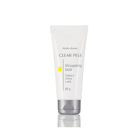 Micropeeling Facial Clareia e Renova a Pele - Clear Pele - Abelha Rainha - 60 g