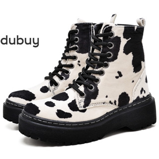 Bota Coturno Dubuy Tratorada Infantil Estampa Vaquinha Domo 1105FG