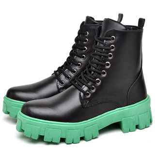 Bota Coturno Dubuy Feminina Sola Verde DROP Anne 1104FG
