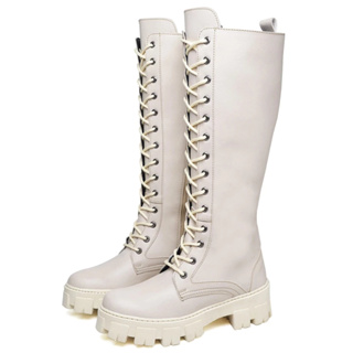 Bota Coturno Dubuy Tratorada Feminina Cano Alto Galocha Areia Doha 1800FG em Oferta na Shopee