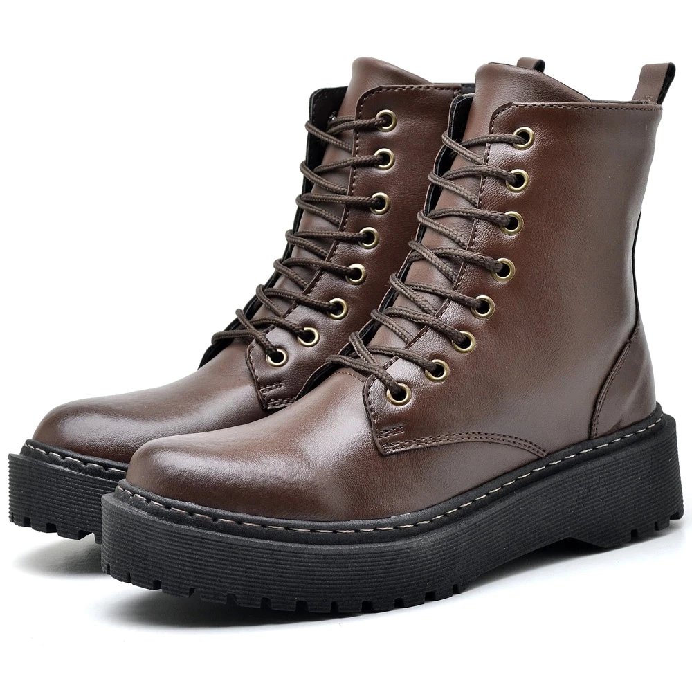 Bota Coturno Dubuy Tratorada Feminina Marrom Domo 1105FG - Women Shoes