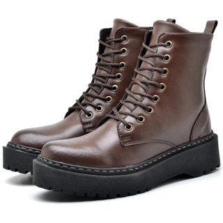 Bota Coturno Dubuy Tratorado Feminina Marrom Domo 1105FG