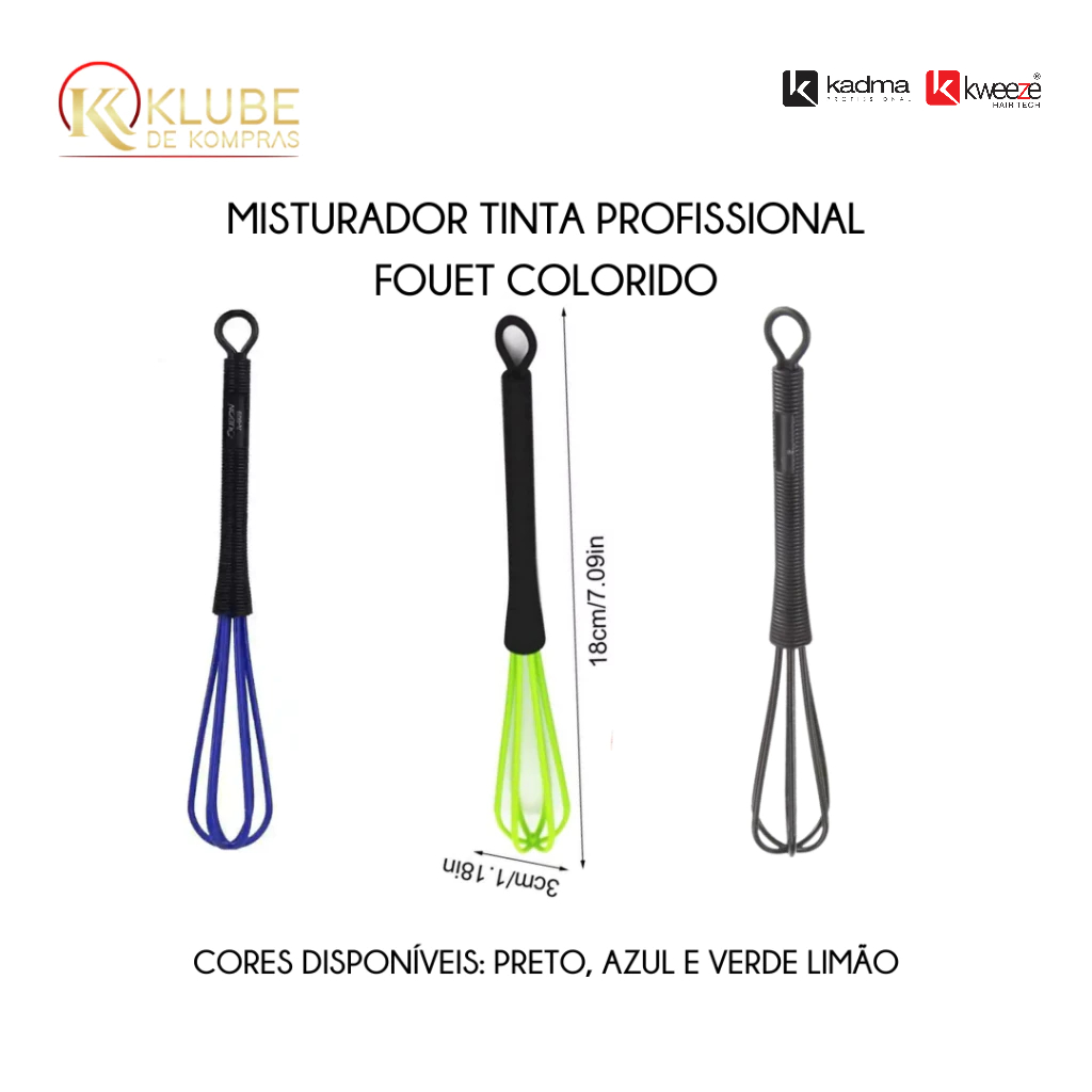 Misturador Tinta Profissional Fouet Colorido