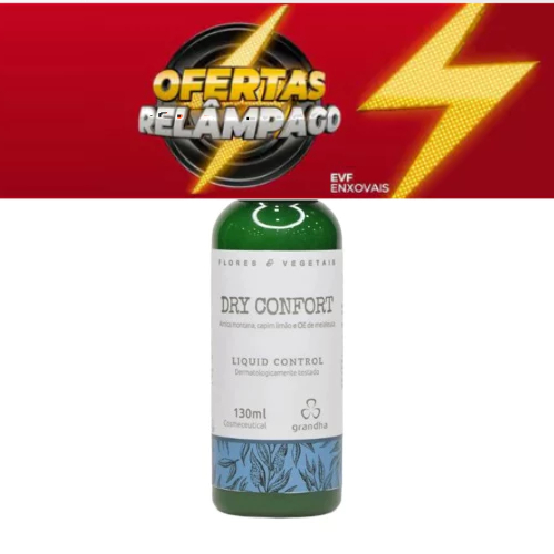 Tônico Capilar Grandha Dry Confort Liquid Control 120ml Combate Oleosidade e Pontas Secas em Oferta na Shopee