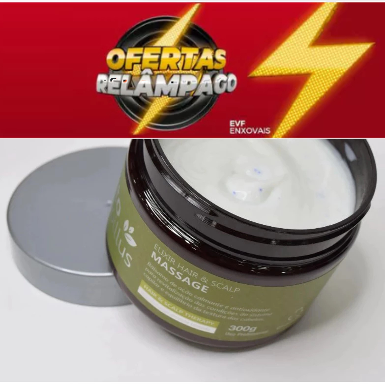 Grandha Máscara Capilar Fito Capillus Herbal Elixir Hair Scalp Massage 300g