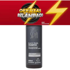 Grandha Shampoo Fator Crescimento Capilar Spa Black Pearl250ml Combate queda proporciona crescimento