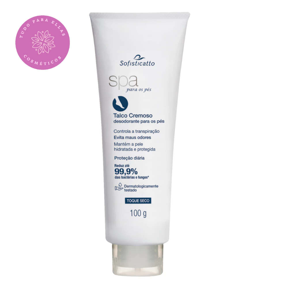 Creme Hidratante Spa dos Pés Talco Cremoso Sofisticatto 100g