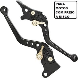 Manete de freio embreagem esportivo a disco CB300 CB300F CBX250 CB250F Twister CBX200 Strada par