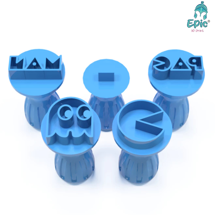 Carimbo Docinhos Brigadeiros Doces  tema Pac Man Game