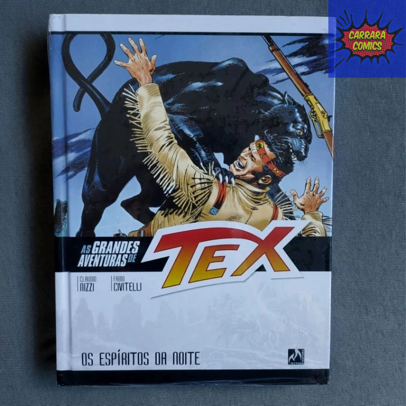 HQ As Grandes Aventuras de Tex - Volume 5: Os Espíritos da Noite (372 Páginas, Capa Dura, Bonelli, Editora Mythos)