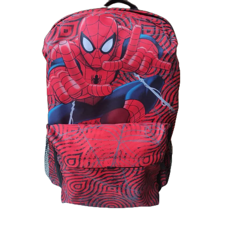 Mochila escolar Homem Aranha Spider Herói Spiderman Vingadores Mochila escolar Super Heróis