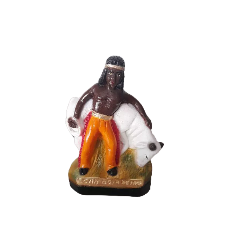 Imagem Caboclo Boiadeiro De 16CM- ESCULTURAS DE UMBANDA E CANDOMBLÉ