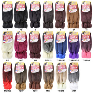 Cabelo Super Jumbão SUPER X ZhangHair 400 gramas Cores variadas - Jumbo para tranças longas, Box Braid, Dread locks, Twist