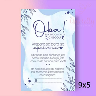 120 unids. Cartão de Agradecimento ao Cliente "Agradecimento" em Oferta na Shopee