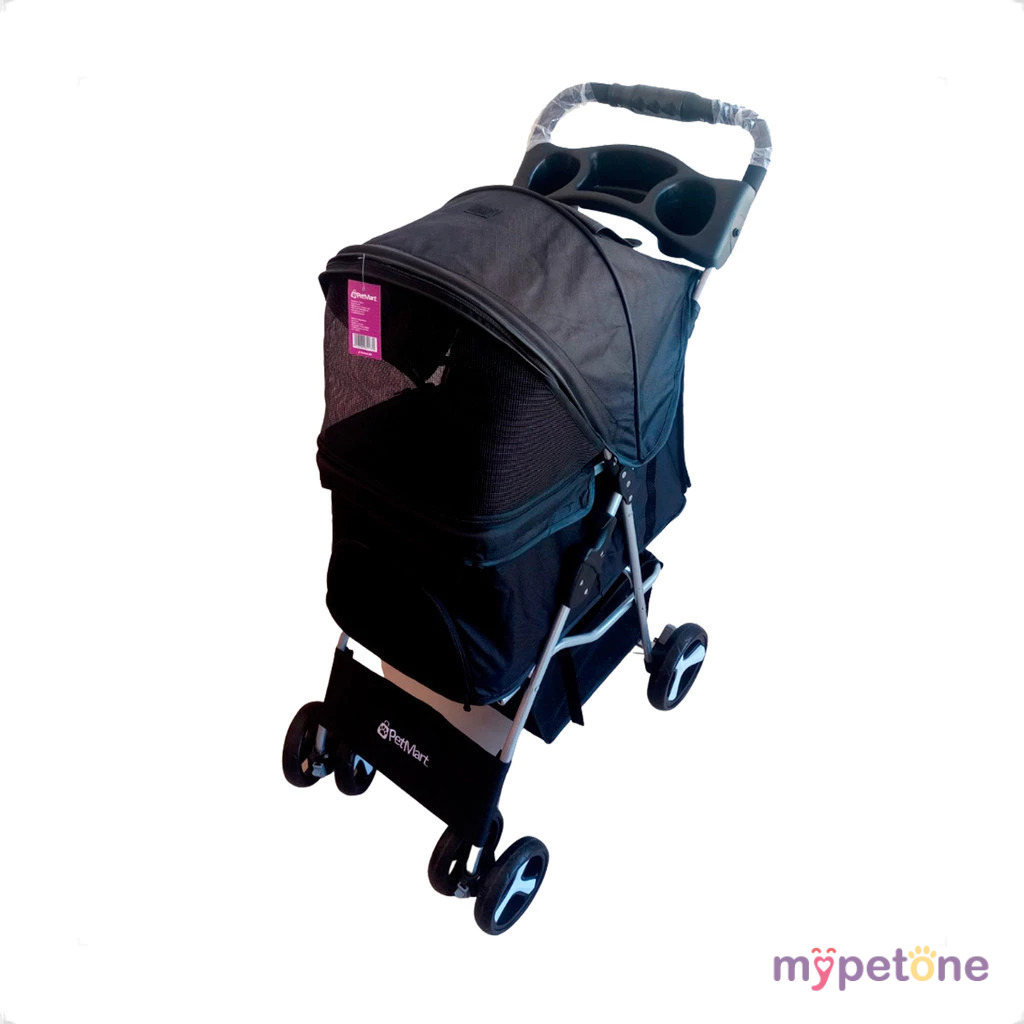 Carrinho Passeio Homepet para Cães e Gatos - Preto em Oferta na Shopee