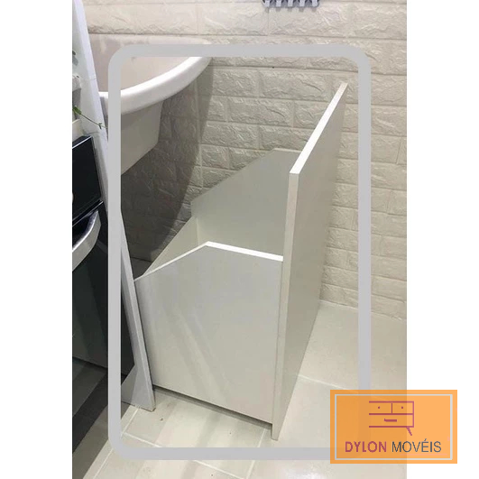 Nicho gabinete para tanque com rodinhas tam: 76Altura x 50largura x 33profundidade em Oferta na Shopee