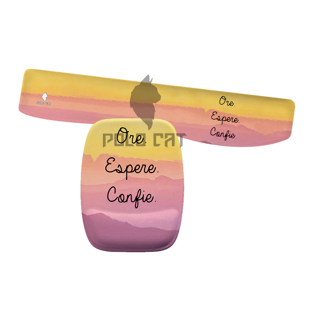 Kit Mouse Pad e Apoio de Teclado Ergonomico Ore Espere Confie em Oferta na Shopee