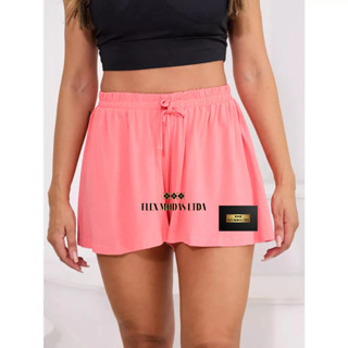 shorts feminino soltinho Godê Shorts Onçinha