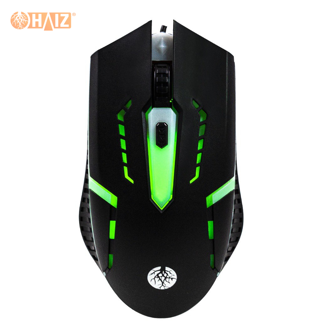 Mouse Gamer Óptico USB Para Jogar com Precisão Led DPI Ajustável Com Fio Haiz Hz-39