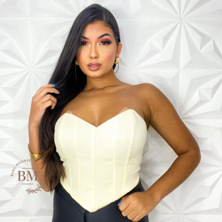 Cropped Corset Morcego Top Corselet