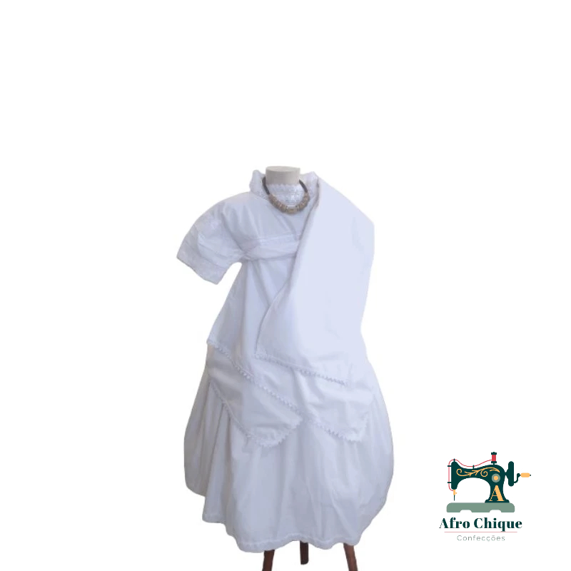 Roupa De Ração Feminina  3 Peças Umbanda E Candomblé Em Microfibra em Oferta na Shopee