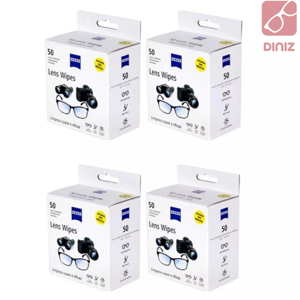 Lens Wipes Zeiss Com 200 Lenços Umedecidos em Oferta na Shopee