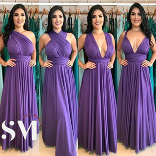 Vestido de Festas Madrinhas Eventos Varias formas de amarrar Casamento