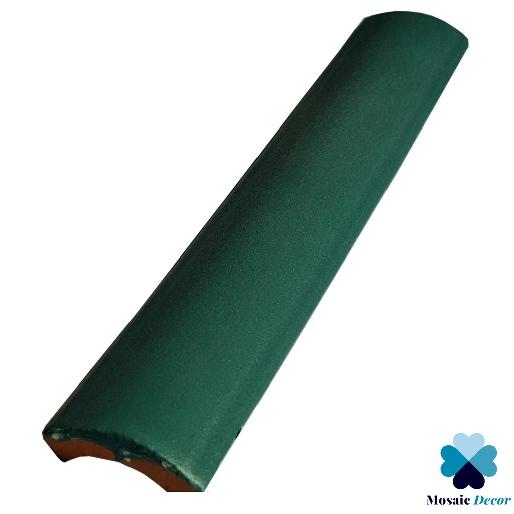 Kit 4 Cantoneiras P/ Piscina 1m Linear 3,5x25cm Verde