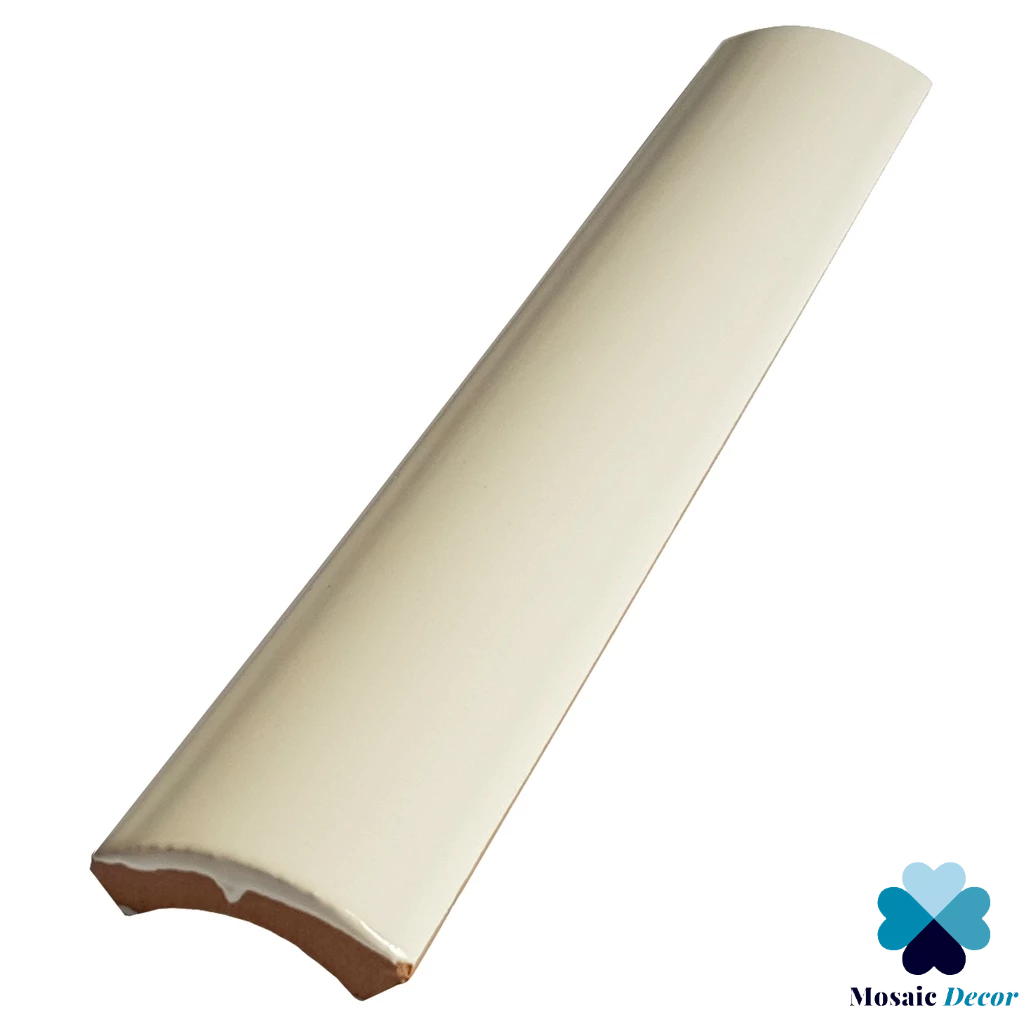 Kit 4 Cantoneiras P/ Piscina 1m Linear 3,5x25cm Branco