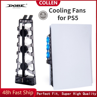 Adequado Para O PS5 Host Cooling Fan Playstation 5 Radiador Azul Traseiro DOBE/ Ventilador DOBE PS5 Slim Cooling Fan em Oferta na Shopee