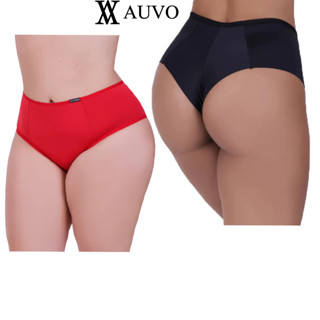 Calcinha Plus Size Fio Duplo com 5 unidades
