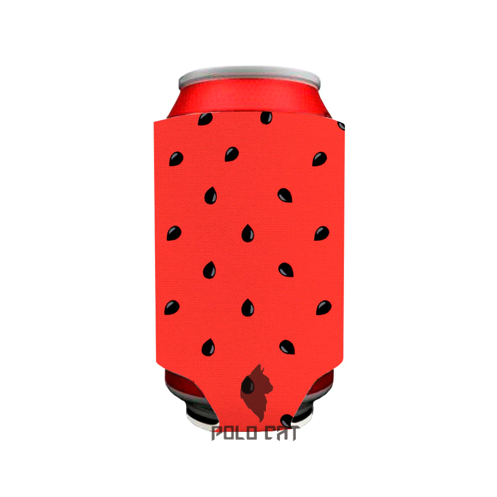 Porta Lata Neoprene 350ml Sementes de Melancia