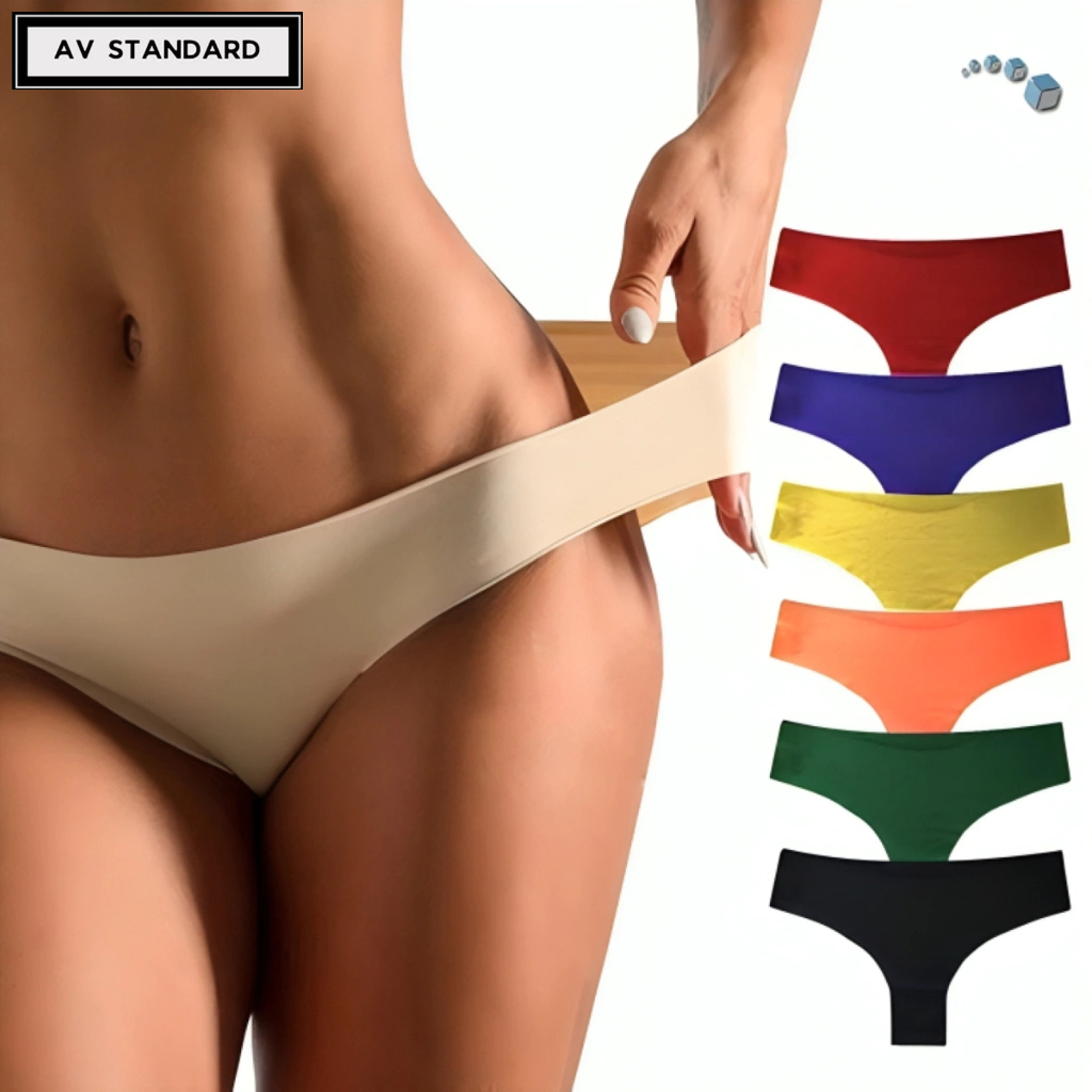 Kit 10 Calcinhas Tanga Conforto Sem Costura Corte A Laser e Não Marca