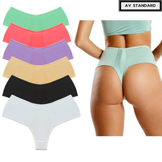 kit 4 lindas calcinha cós pala alta fio dental duplo nao marca bumbum