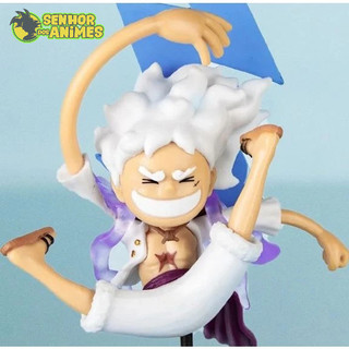 Miniaturas Luffy Gear 5 Five One Piece Action Figure Nendoroid Miniatura Colecionável