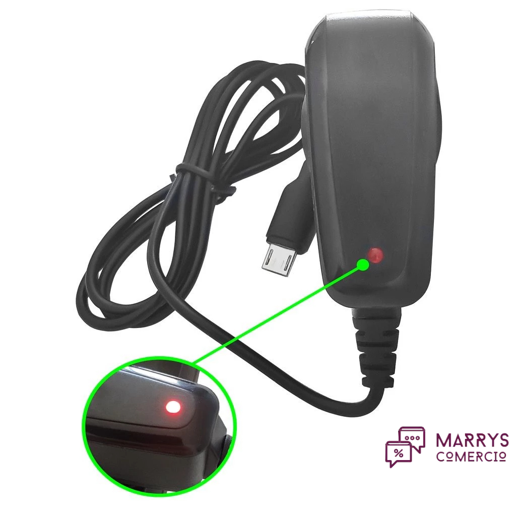 Carregador De Celular De Tomada Android Micro Usb V8 Bivolt em Oferta na Shopee