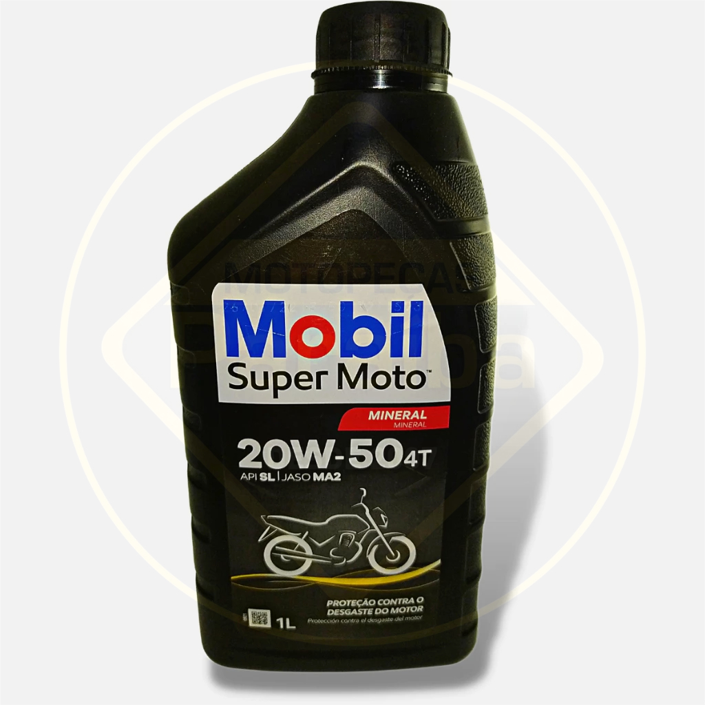Óleo Mobil 20w50 Moto Mineral Cg Fan Titan 125 150 Twister PROMOÇÃO