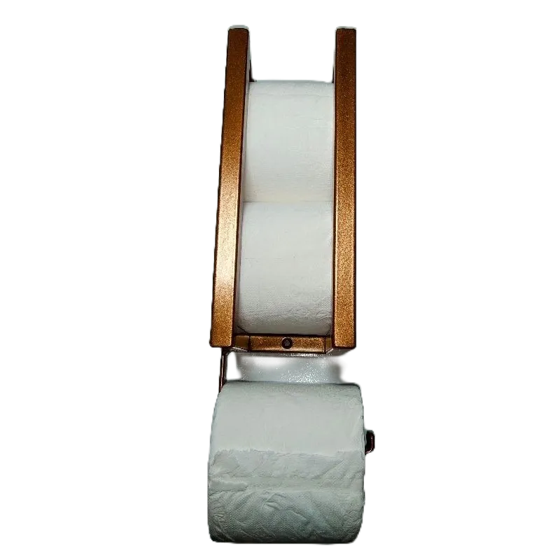 Suporte Porta Papel Higiênico, Estilo Industrial. Pintura Eletrostática. Serve Para 3 Rolos.