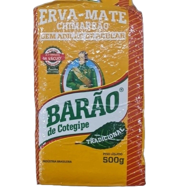 Erva-Mate Chimarrão (S/ Açúcar) Tradicional A Vácuo 500g (Laranja)