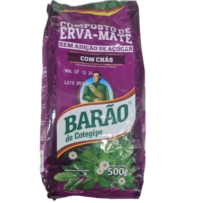 Composto de Erva-Mate S/ Açúcar (Com Chás 500g)