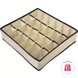 Organizador Colmeia de Gaveta 24 Divisorias TNT Ecológico Anti-Poeira Insetos Multiuso Guarda Roupa em Oferta na Shopee