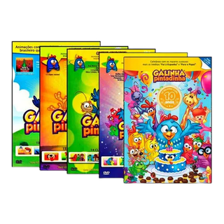 Box Musical Galinha Pintadinha 5 Dvds - Envio Já em Oferta na Shopee