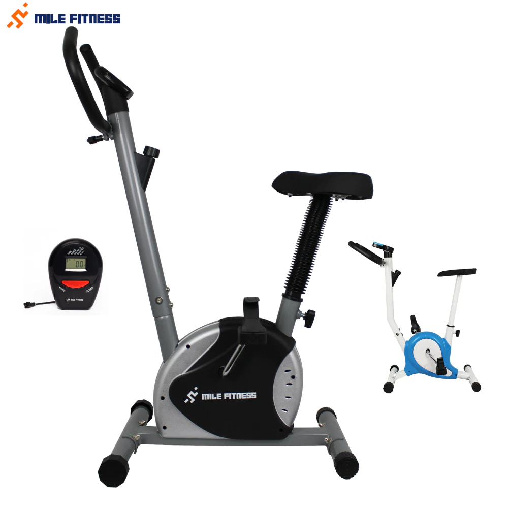 Bicicleta Ergométrica Mile Fitness com Monitor de Velocidade e Calorias até 120kg